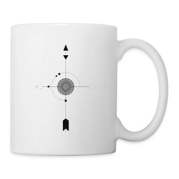 Kompass - Tasse - Weiß - Rechts