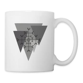 Symbol Protection Sicherheit Schutz - Tasse - Weiß - Rechts