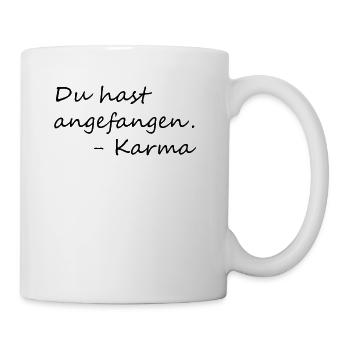 Karma - Tasse - Weiß - Rechts
