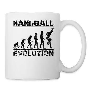 Lancer de handballeur - Mug blanc - blanc - Droite