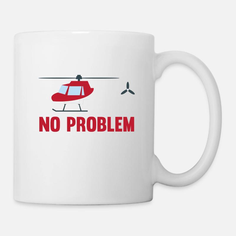 Pilot Hubschrauber Helikopter Geschenk Piloten - Tasse - Weiß
