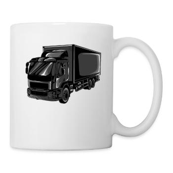 camion chauffeur routier professionnel camionneur cadeau 0449 - Mug blanc - blanc - Droite