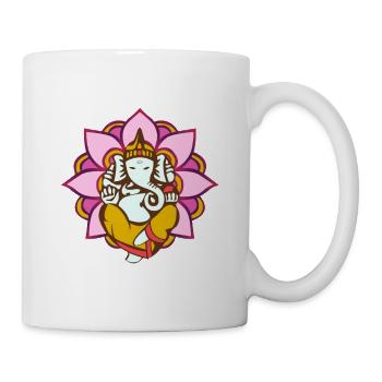 Ganesha Yoga Indien - Tasse - Weiß - Rechts