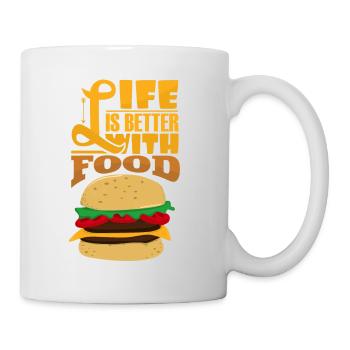 hamburger - Mug - white - Right