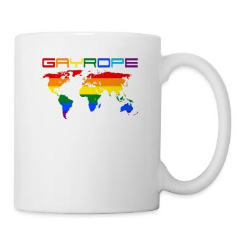 Gayrope - Europe, World, Gay, Gay, Love Parade - Mug - white - Right