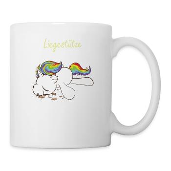 Wanted to do push-ups – I fell asleep - Mug - white - Right
