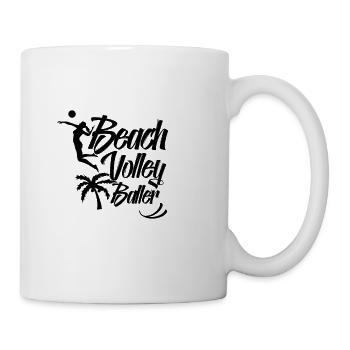 Volleyballer - Tasse - Weiß - Rechts
