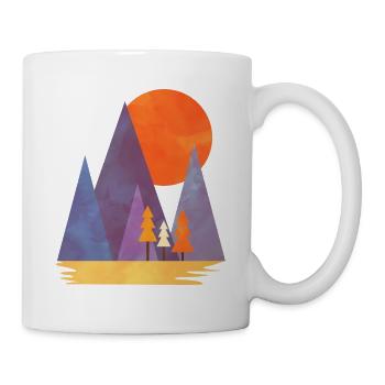 Colorful mountains - Mug - white - Right