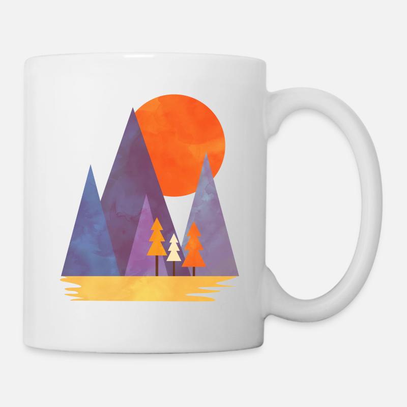 Colorful mountains - Mug - white