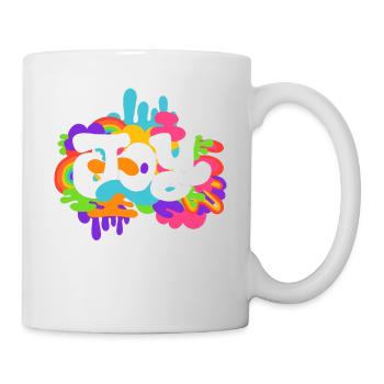 Joy crazy fun and joy T-Shirt - Mug - white - Right