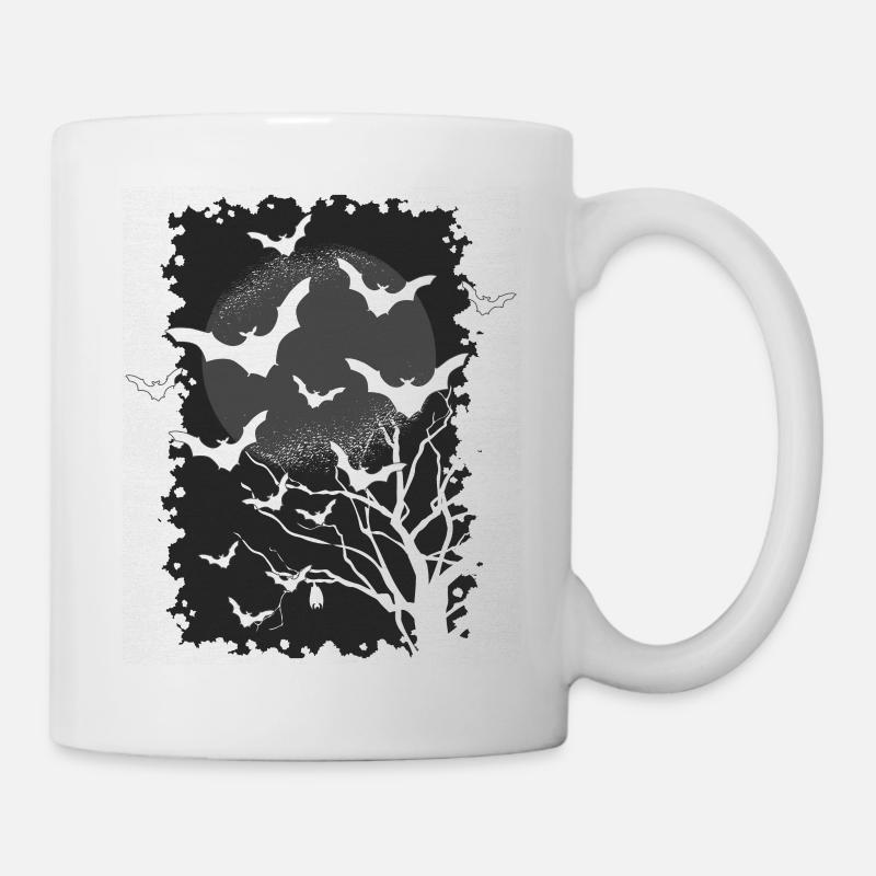 Fledermaus - Tasse - Weiß