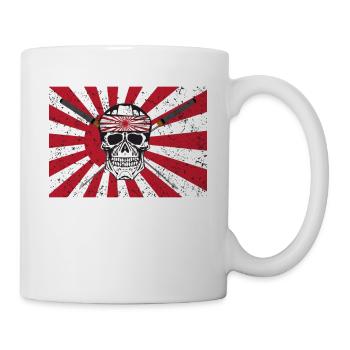 Kamikaze Rock Metal Skull - Mug - white - Right
