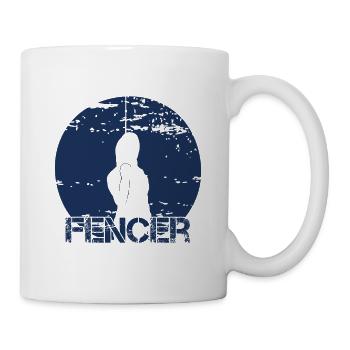 Fechter Fechterin Fechtsport Fechten Fechtkampf - Tasse - Weiß - Rechts