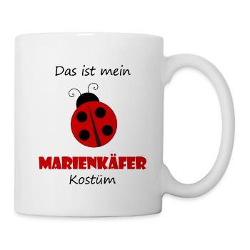 C'est mon costume de coccinelle - Mug blanc - blanc - Droite