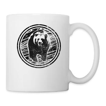 Brown bear - Mug - white - Right
