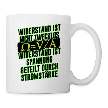 Électricien électricien - Mug blanc - blanc - Droite