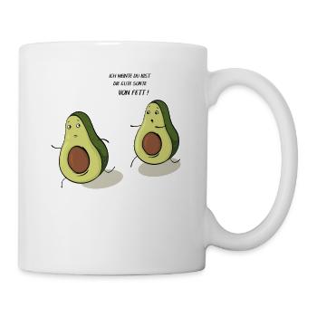 Cadeau végétarien végétarien amoureux de l'avocat - Mug blanc - blanc - Droite