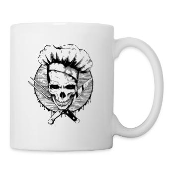 The Cook Skull Skull - Mug - white - Right