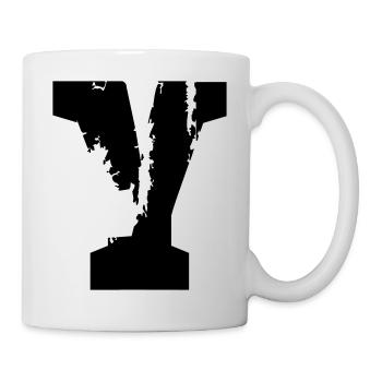 Y - Buchstabe - Tasse - Weiß - Rechts