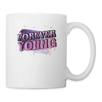 Forever young, who does not know the wish - Mug - white - Right
