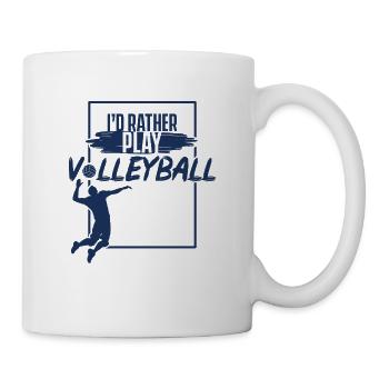 Volleyball volleyball Volleyball players - Mug - white - Right