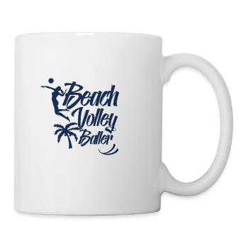 Team Volleyball Player Beach Volley Player Volleyball - Mug - white - Right