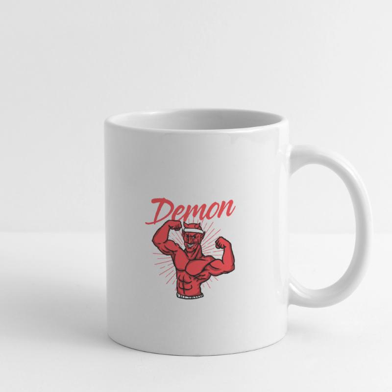 Exercise your Demon Dämon Übung Workout Geschenk Tasse