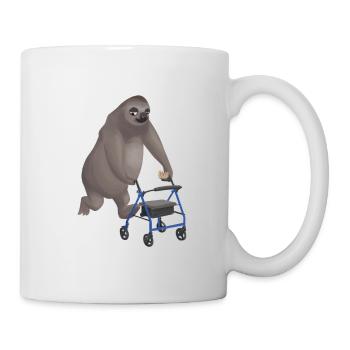 Cadeau de retraité paresseux - Mug blanc - blanc - Droite