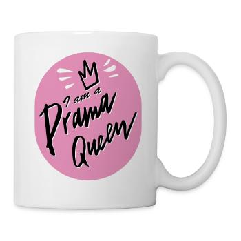 I am a drama queen - Mug - white - Right