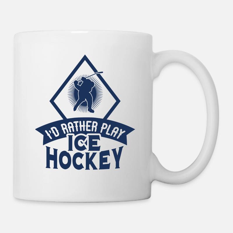 Eishockey Eishockey Eishockey Eishockey - Tasse - Weiß
