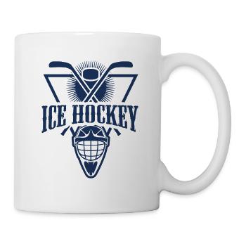 Hockey sur glace - Mug blanc - blanc - Droite