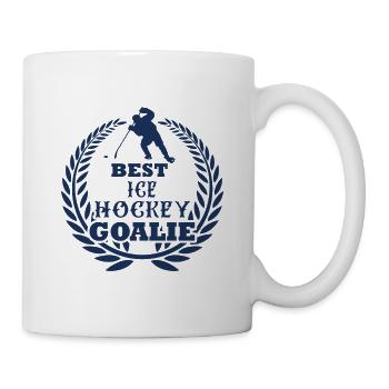 Ice Hockey Goalie - Mug - white - Right