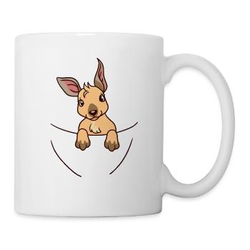 Baby Kangaroo Wildlife Zoo Kids Toddler Child - Mug - white - Right