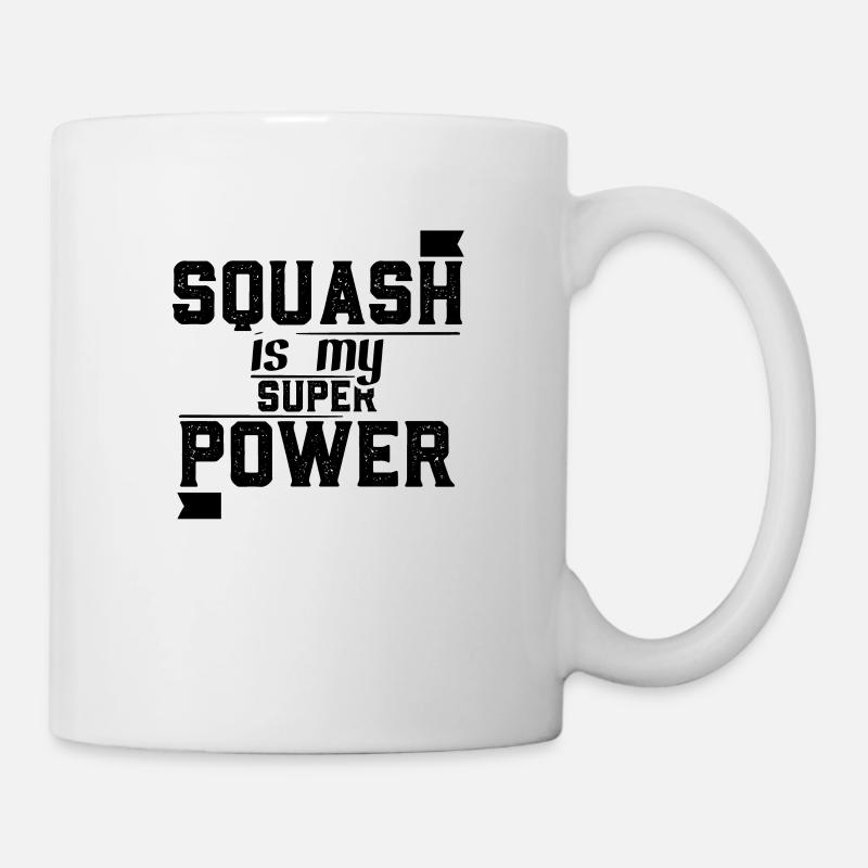 Squash Squash Racket Squash Ball Squash Player - Mug - white