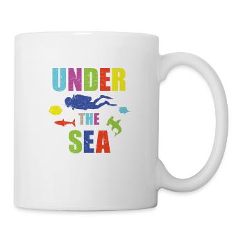 UNDER THE SEA DIVER SCUBA SUMMER DESIGN - Mug - white - Right