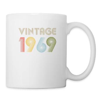 Vintage 53ème cadeau d’anniversaire Né en 1969 - Mug blanc - blanc - Droite