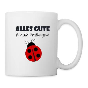 Ladybug congratulations exams - Mug - white - Right