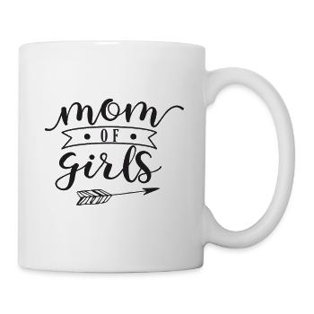 Maman De Filles Maman Fête des Mères Cadeau de Fête des Mères - Mug blanc - blanc - Droite