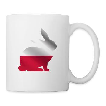 Polska Hase | Polen Polnische Flagge - Tasse - Weiß - Rechts