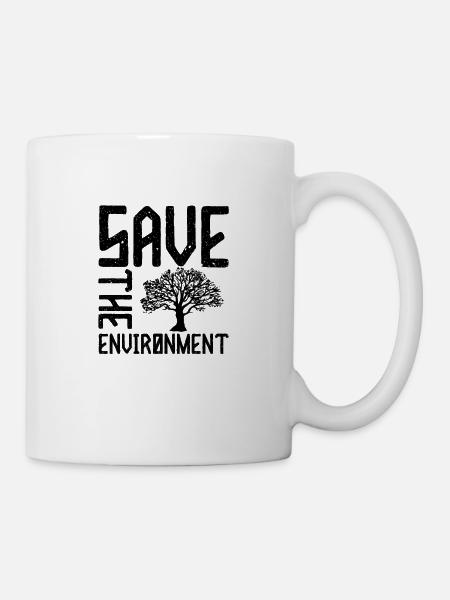 Sauver l’environnement - Mug blanc - blanc