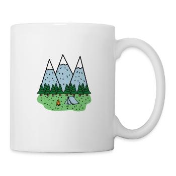 C'est l'heure du cadeau de camping-cariste - Mug blanc - blanc - Droite