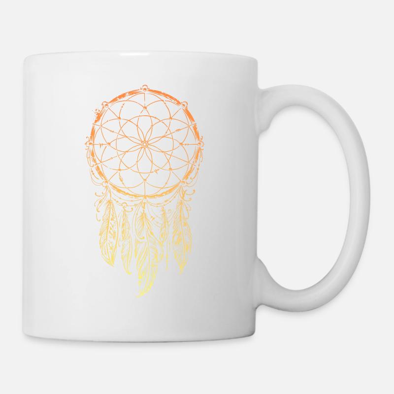 Indiens attrape-rêves - Mug blanc - blanc