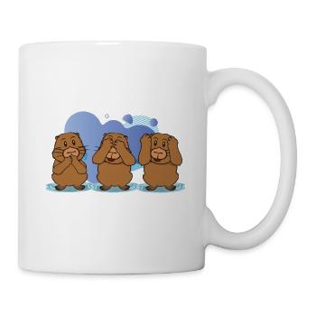 capybara wasserschweine - Tasse - Weiß - Rechts