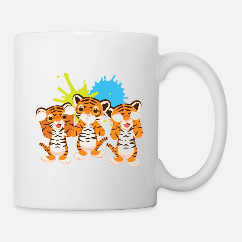 tiger - Mug - white