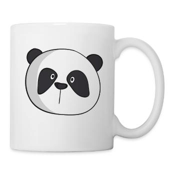 Visage de Panda - Mug blanc - blanc - Droite