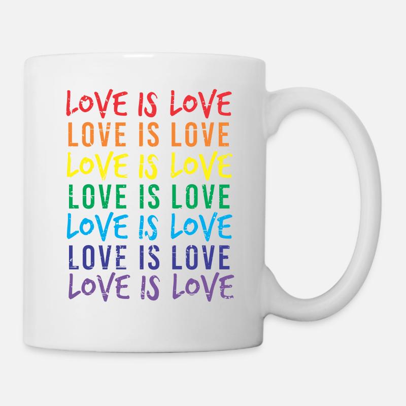 LOVE IS LOVE - Mug - white