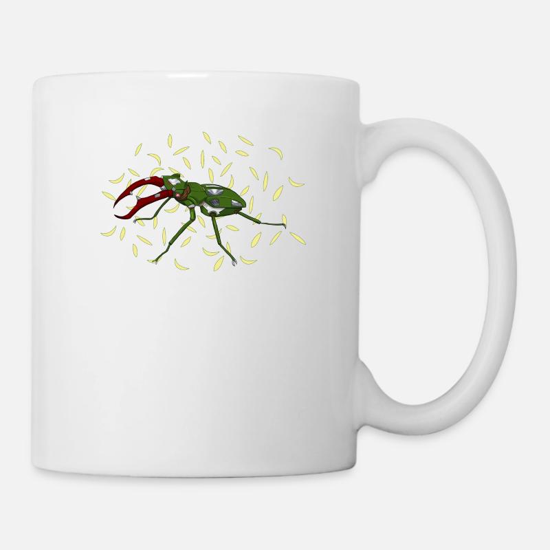 Robo Beetle Roboter Insekt - Tasse - Weiß