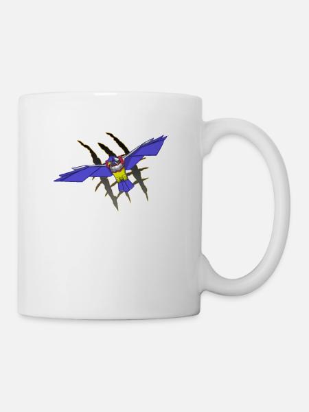 Robo Hawk robot Eagle Hawk - Mug - white