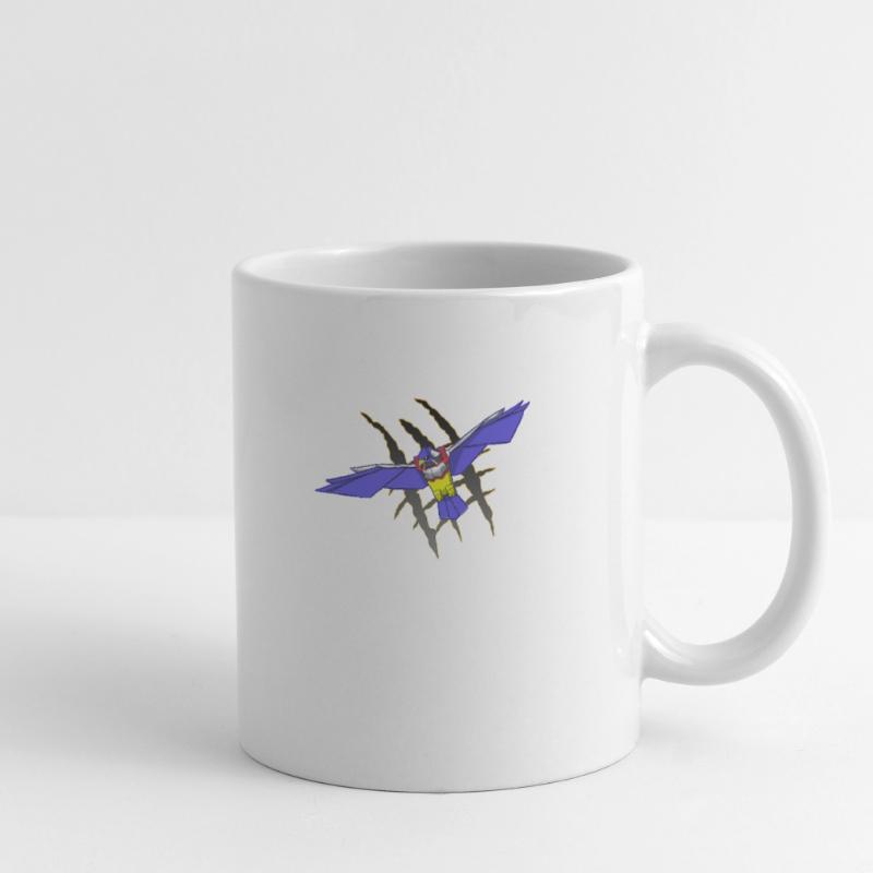 Robo Hawk Robot Eagle Hawk Mug blanc