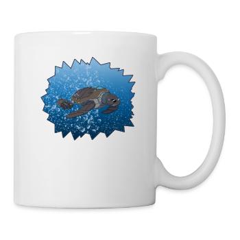 Robo Turtle Fantasy Robot - Mug - white - Right